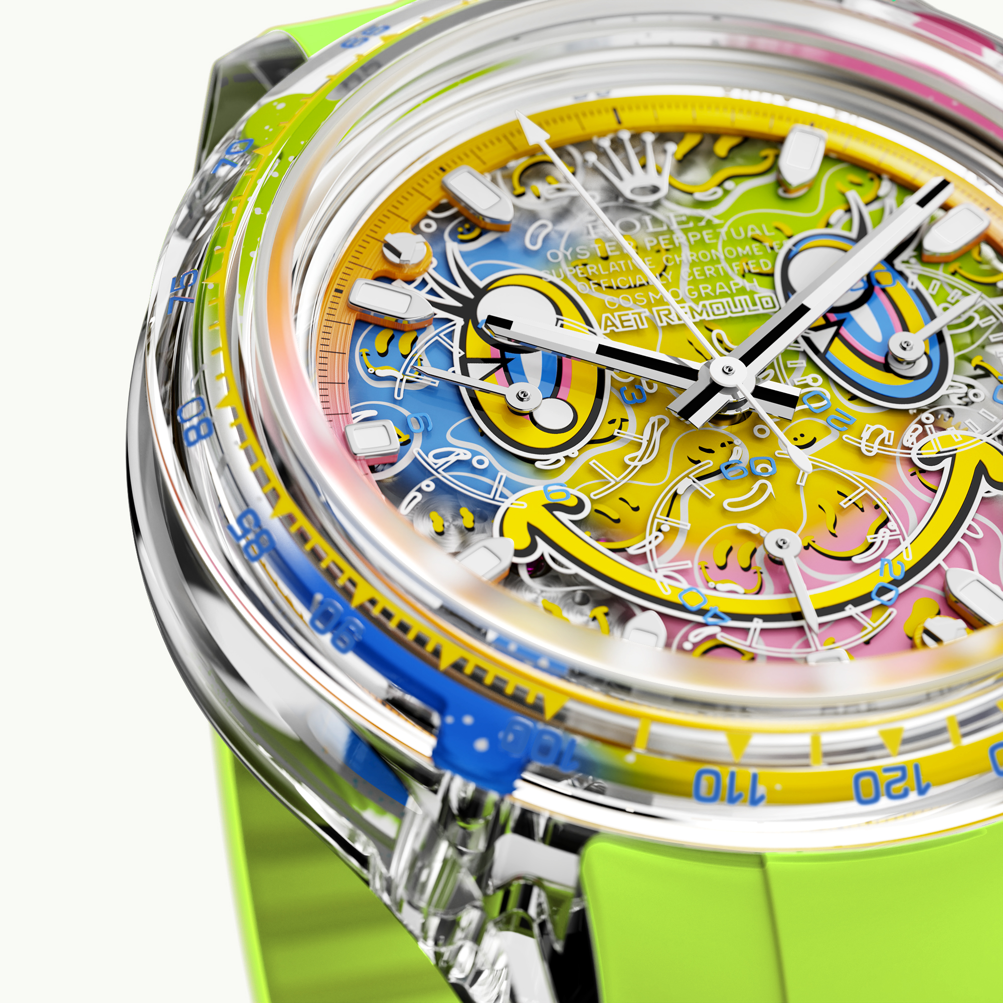 AET REMOULD Rolex Daytona SMILE Sapphire Watch (Retail: US$50,000) | WORLDTIMER